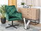 VAKSALA - Fauteuil - Groen - Fluweel