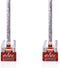 Nedis CAT6-kabel - RJ45 Male - RJ45 Male - S/FTP - 0.50 m - Rond - LSZH - Transparant - Polybag
