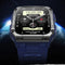 Valante AuraFit Smartwatch - Smartwatch Dames en Heren - Zwart - 46 mm - Stappenteller - Hartslagmeter - Saturatiemeter - Bellen via Bluetooth