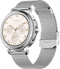 Valante EliteX Smartwatch - Smartwatch Dames - Zilver staal - 40 mm - Stappenteller - Hartslagmeter - Saturatiemeter - Bellen via Bluetooth