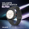 Valante EliteX Smartwatch - Smartwatch Dames - Zwart staal - 40 mm - Stappenteller - Hartslagmeter - Saturatiemeter - Bellen via Bluetooth