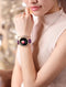 Valante EvoFit Smartwatch - Smartwatch Dames - Zwart staal - 45 mm - Stappenteller - Hartslagmeter - Bloeddrukmeter - Bellen via Bluetooth