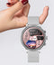 Valante EvoFit Smartwatch - Smartwatch Dames - Zwart staal - 45 mm - Stappenteller - Hartslagmeter - Bloeddrukmeter - Bellen via Bluetooth