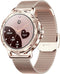 Valante EvoX Smartwatch - Smartwatch Dames - Rosé goud staal - 40 mm - Stappenteller - Hartslagmeter - Bloeddrukmeter - Bellen via Bluetooth