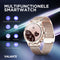 Valante EvoX Smartwatch - Smartwatch Dames - Rosé goud staal - 40 mm - Stappenteller - Hartslagmeter - Bloeddrukmeter - Bellen via Bluetooth
