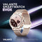 Valante EvoX Smartwatch - Smartwatch Dames - Rosé goud staal - 40 mm - Stappenteller - Hartslagmeter - Bloeddrukmeter - Bellen via Bluetooth