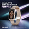 Valante Fem-Fit3 Smartwatch - Smartwatch Dames - Rosé goud staal - 41 mm - Stappenteller - Hartslagmeter - Bloeddrukmeter - Saturatiemeter