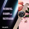 Valante Luxe Smartwatch - Smartwatch Dames - Zilver staal - 42 mm - Stappenteller - Hartslagmeter - Bloeddrukmeter - Saturatiemeter