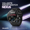 Valante Nexus Smartwatch - Smartwatch Heren - Zwart - 52 mm - Stappenteller - Hartslagmeter - Saturatiemeter - Bellen via Bluetooth