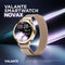 Valante NovaX Smartwatch - Smartwatch Dames - Rosé goud staal - 38 mm - Stappenteller - Hartslagmeter - Bloeddrukmeter - Bellen via Bluetooth