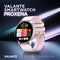 Valante ProXena Smartwatch - Smartwatch Dames - Roze - 44 mm - Stappenteller - Hartslagmeter - Saturatiemeter - Bellen via Bluetooth