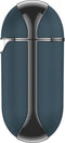 Valenta - AirPods Hoesje - Leer Snap - Gen 1 - Gen 2 - Blauw