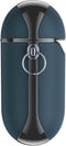 Valenta - AirPods Hoesje - Leer Snap - Gen 1 - Gen 2 - Blauw