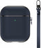 Valenta - AirPods Hoesje - Leer Snap - Gen 1 - Gen 2 - Blauw