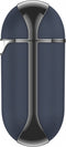 Valenta - AirPods Hoesje - Leer Snap - Gen 1 - Gen 2 - Blauw