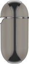 Valenta - AirPods Hoesje - Leer Snap - Gen 1 - Gen 2 - Grijs