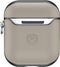 Valenta - AirPods Hoesje - Leer Snap - Gen 1 - Gen 2 - Grijs