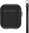 Valenta - AirPods Hoesje - Leer Snap - Gen 1 - Gen 2 - Zwart