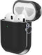 Valenta - AirPods Hoesje - Leer Snap - Gen 1 - Gen 2 - Zwart