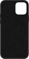 Valenta - Back Case Snap Luxe Leer - Zwart - iPhone 12 - 12 Pro