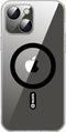 Valenta - Back Cover Glass - 9H - Camera bescherming - geschikt voor magnetische Apple accessoires - Transparant - iPhone 13