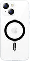 Valenta - Back Cover Glass - 9H - Camera bescherming - geschikt voor magnetische Apple accessoires - Transparant - iPhone 13