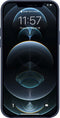 Valenta - Back Cover Snap Luxe - Blauw - Leer - iPhone 12 - 12 Pro