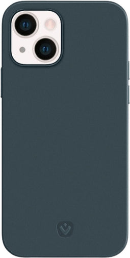 Valenta - Back Cover Snap Luxe - Leer - Blauw - iPhone 13