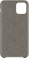Valenta - Back Cover Snap Luxe - Leer - Grijs - iPhone 11