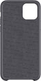 Valenta - Back Cover Snap Luxe - Leer - Grijs - iPhone 11