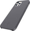 Valenta - Back Cover Snap Luxe - Leer - Grijs - iPhone 12 - 12 Pro