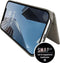 Valenta - Back Cover Snap Luxe - Leer - Grijs - iPhone 12 - 12 Pro