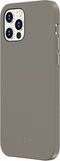 Valenta - Back Cover Snap Luxe - Leer - Grijs - iPhone 12 - 12 Pro