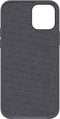 Valenta - Back Cover Snap Luxe - Leer - Grijs - iPhone 12 - 12 Pro