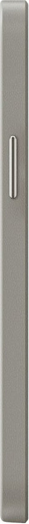 Valenta - Back Cover Snap Luxe - Leer - Grijs - iPhone 12 Mini