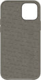 Valenta - Back Cover Snap Luxe - Leer - Grijs - iPhone 12 Mini