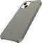 Valenta - Back Cover Snap Luxe - Leer - Grijs - iPhone 13 mini