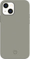 Valenta - Back Cover Snap Luxe - Leer - Grijs - iPhone 13