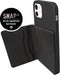 Valenta - Back Cover Snap Luxe - Leer - Zwart - iPhone 11