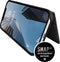 Valenta - Back Cover Snap Luxe - Leer - Zwart - iPhone 11