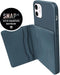 Valenta - Back Cover Snap Luxe - Leer - Zwart - iPhone 12 Mini