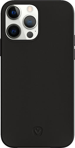 Valenta - Back Cover Snap Luxe - Leer - Zwart - iPhone 13 Pro Max