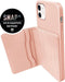 Valenta - Back Cover Snap Luxe - Roze - iPhone 12 Mini