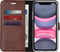 Valenta - Book Case - Bruin - Apple iPhone 11 - Leer