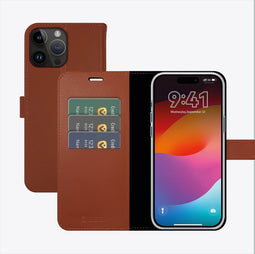 Valenta - Book Case - Bruin - Apple iPhone 11 Pro - Leer
