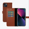 Valenta - Book Case - Bruin - Apple iPhone 13 mini - Leer