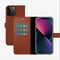 Valenta - Book Case - Bruin - Apple iPhone 13 Pro - Leer
