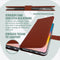 Valenta - Book Case - Bruin - Apple iPhone 13 Pro Max - Leer