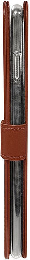 Valenta - Book Case - Bruin - Apple iPhone 14 Pro - Leer