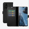 Valenta Book Case Hoesje - Echt leer - Samsung Galaxy A33 5G Hoesje - Zwart - Bookcase Portemonnee